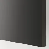 IKEA METOD (ИКЕА МЕТОД) — Шкаф навесной, чёрно-серый/Nickebo матовый антрацит 40x40 см — фото 2