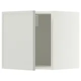 IKEA METOD (ИКЕА МЕТОД) — Шкаф навесной, белый/Аспудден светло-серый 40x40 см — фото 1
