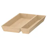 IKEA UPPDATERA (ИКЕА УППДАТЕРА) — Вкладыш для ящика, 2 предмета, бамбук 30x50 см — фото 1