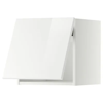 IKEA METOD (ИКЕА МЕТОД) — Шкаф навесной горизонтальный, белый/Рингхульт белый 40x40 см