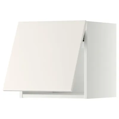 IKEA METOD (ИКЕА МЕТОД) — Шкаф навесной горизонтальный, белый/Веддинге белый 40x40 см