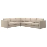 IKEA VIMLE (ИКЕА ВИМЛЕ) — Чехол на угловой диван 5-местный, Хилларед бежевый — фото 2