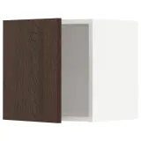 IKEA METOD (ИКЕА МЕТОД) — Шкаф навесной, белый/Синарп, коричневый 40x40 см — фото 1