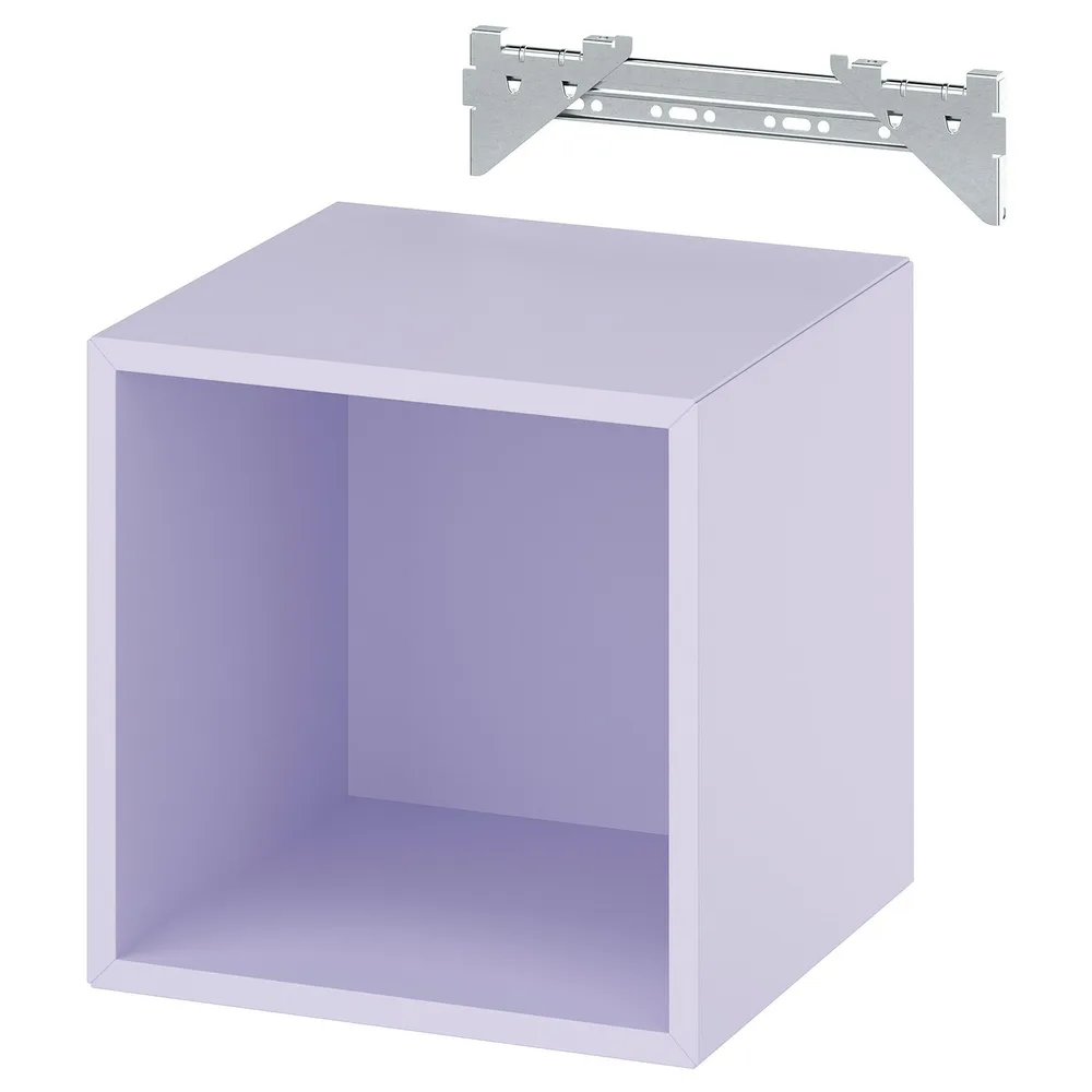 IKEA EKET (ИКЕА ЕКЕТ) — Шкаф настенный, бледно-фиолетовый 35x35x35 см