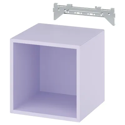 IKEA EKET (ИКЕА ЕКЕТ) — Шкаф настенный, бледно-фиолетовый 35x35x35 см