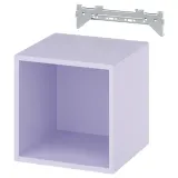 IKEA EKET (ИКЕА ЕКЕТ) — Шкаф настенный, бледно-фиолетовый 35x35x35 см — фото 1
