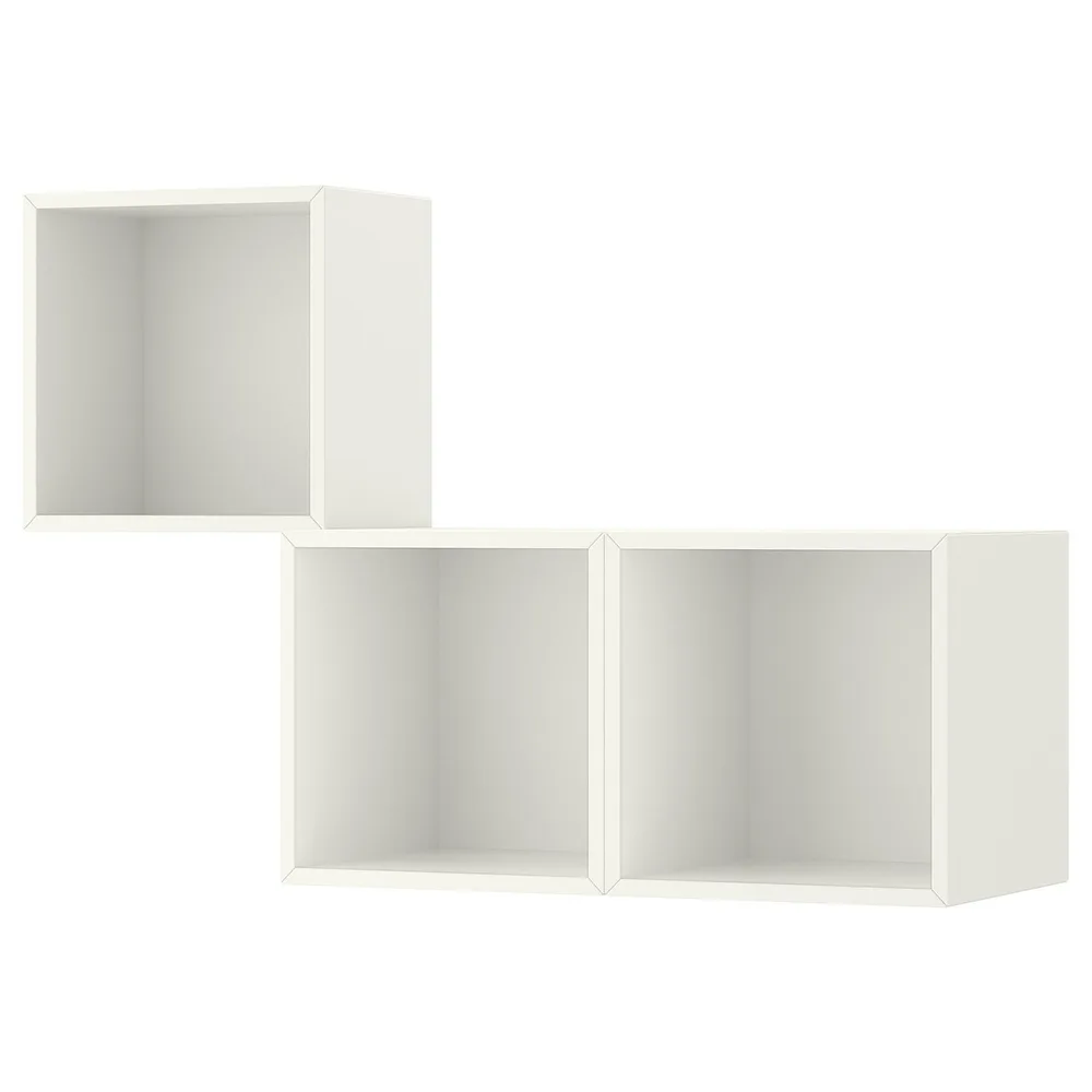 IKEA EKET (ИКЕА ЕКЕТ) — Комбинация навесных шкафов, белый 105x35x70 см