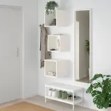 IKEA EKET (ИКЕА ЕКЕТ) — Комбинация навесных шкафов, белый 105x35x70 см — фото 4
