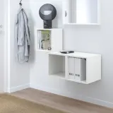 IKEA EKET (ИКЕА ЕКЕТ) — Комбинация навесных шкафов, белый 105x35x70 см — фото 6