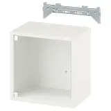 IKEA EKET (ИКЕА ЕКЕТ) — Шкаф навесной со стеклянной дверью, белый 35x25x35 см — фото 1