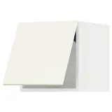 IKEA METOD (ИКЕА МЕТОД) — Шкаф навесной горизонтальный, белый/Валлстена белый 40x40 см — фото 1