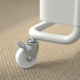 IKEA RÅSKOG (ИКЕА РОСКОГ) — / NORRÅVA Тележка с крышкой, белая 35x45x77 см — фото 2