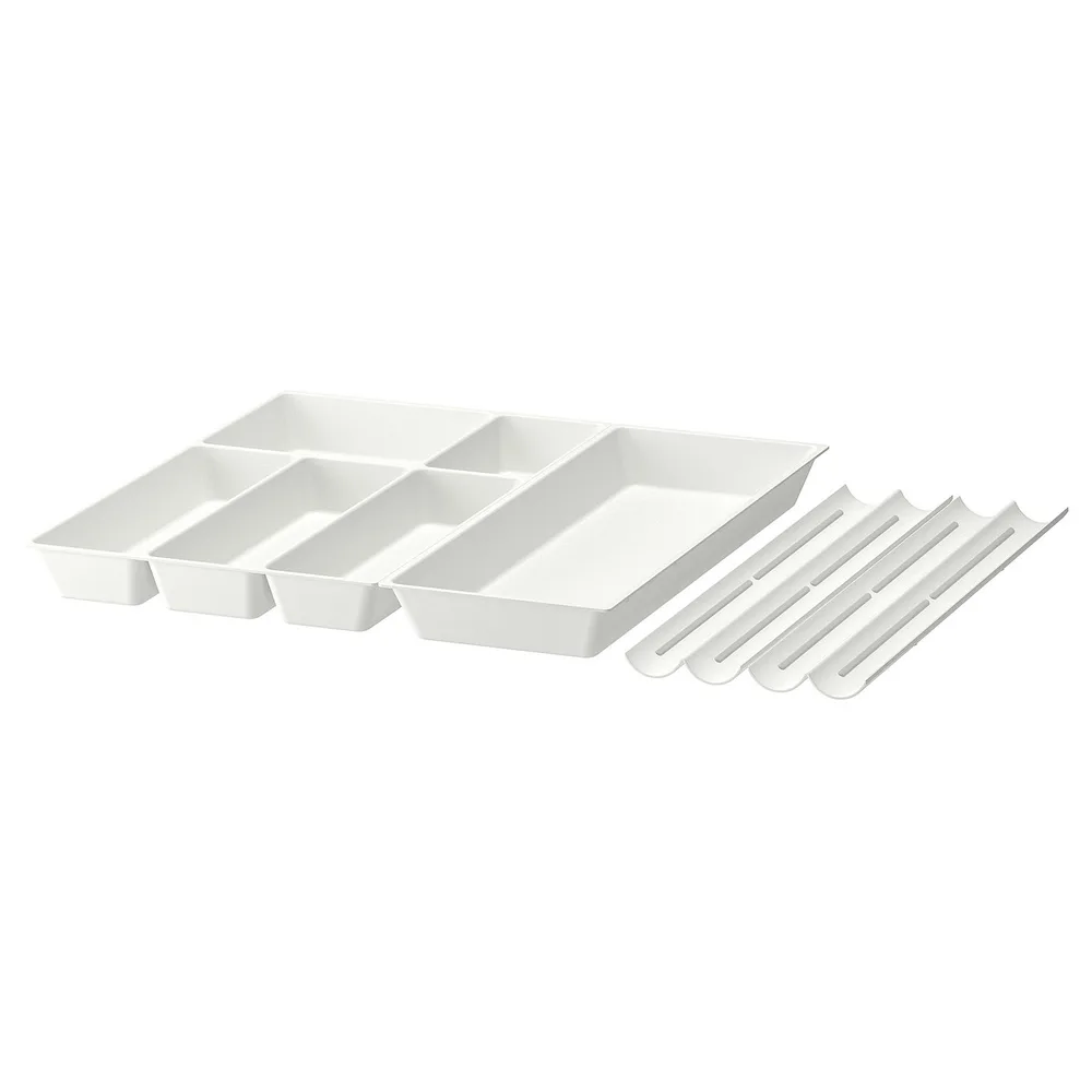 IKEA UPPDATERA (ИКЕА УППДАТЕРА) — Набор вкладышей для ящика, белый 72x50 см