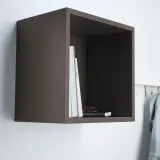 IKEA EKET (ИКЕА ЕКЕТ) — Шкаф настенный, тёмно-серый 35x25x35 см — фото 2