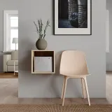 IKEA EKET (ИКЕА ЕКЕТ) — Шкаф навесной, имитация дуба, окрашенного в белый цвет, 35x35x35 см — фото 4