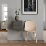IKEA EKET (ИКЕА ЕКЕТ) — Шкаф навесной с 2 ящиками, тёмно-серый, 35x35x35 см — фото 3
