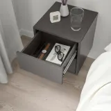 IKEA EKET (ИКЕА ЕКЕТ) — Шкаф навесной с 2 ящиками, тёмно-серый, 35x35x35 см — фото 4