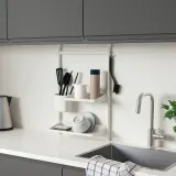 IKEA SUNNERSTA (ИКЕА СУННЕРСТА) — Кухонный органайзер набор, без сверления/полка/сушилка/контейнер — фото 2