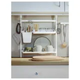 IKEA SUNNERSTA (ИКЕА СУННЕРСТА) — Кухонный органайзер набор, без сверления/полка/сушилка/контейнер — фото 3