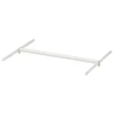 IKEA HJÄLPA (ИКЕА ХЙЭЛПА) — Штанга для одежды + 2 направляющие для подвешивания, регулируемые/белый 60-100x55 см — фото 1