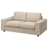 IKEA VIMLE (ИКЕА ВИМЛЕ) — Чехол на диван 2-местный, с широкими подлокотниками/Хилларед бежевый — фото 2