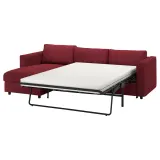 IKEA VIMLE (ИКЕА ВИМЛЕ) — Чехол на раскладной диван 3-местный, с шезлонгом/Лейде красно-коричневый — фото 2