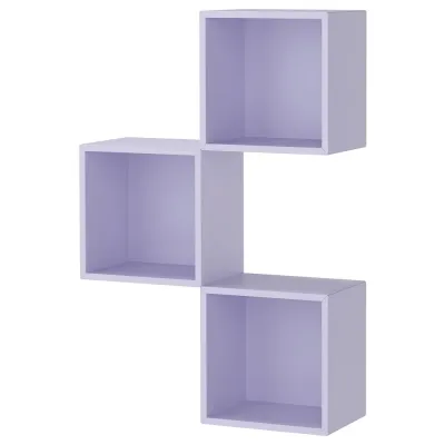 IKEA EKET (ИКЕА ЕКЕТ) — Комбинация настенных шкафов, бледно-фиолетовый 70x25x105 см