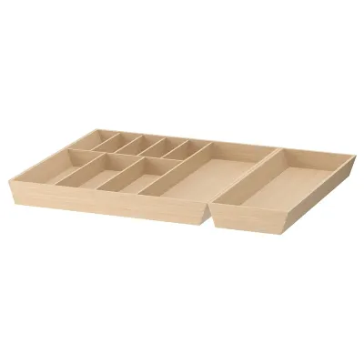 IKEA UPPDATERA (ИКЕА УППДАТЕРА) — Лоток для столовых приборов/лоток для принадлежностей, светлый бамбук 72x50 см