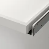 IKEA KOMPLEMENT (ИКЕА КОМПЛИМЕНТ) — Выдвижная полка с вкладышем для обуви, белый/светло-серый 50x35 см — фото 4