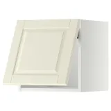 IKEA METOD (ИКЕА МЕТОД) — Шкаф навесной горизонтальный, белый/BODBYN кремовый 40x40 см — фото 1