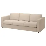 IKEA VIMLE (ИКЕА ВИМЛЕ) — Чехол на диван 3-местный, Халларп бежевый — фото 3