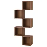 IKEA EKET (ИКЕА ЕКЕТ) — Комбинация навесных шкафов, орех 70x25x175 см — фото 1