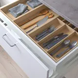 IKEA UPPDATERA (ИКЕА УППДАТЕРА) — Лоток для столовых приборов/2 лотка для принадлежностей, светлый бамбук 72x50 см — фото 2