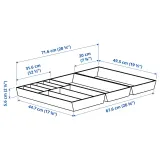IKEA UPPDATERA (ИКЕА УППДАТЕРА) — Лоток для столовых приборов/2 лотка для принадлежностей, светлый бамбук 72x50 см — фото 3