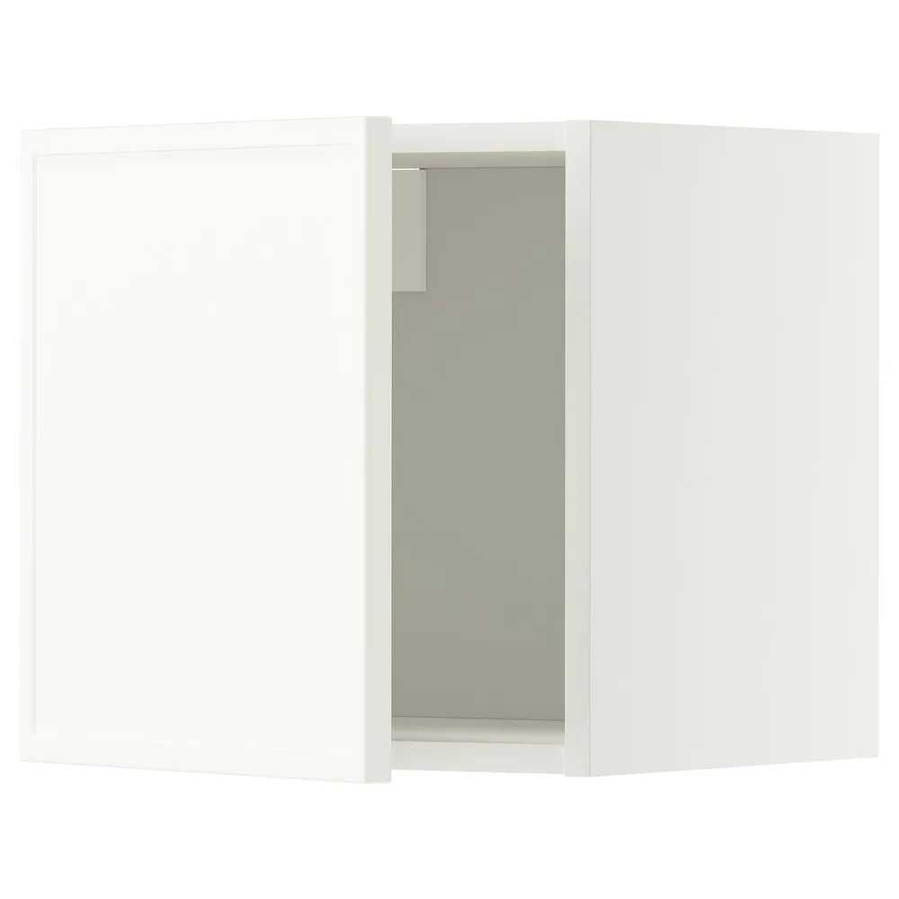 IKEA METOD (ИКЕА МЕТОД) — Шкаф навесной, белый/Аспудден матовый белый 40x40 см