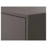 IKEA EKET (ИКЕА ЕКЕТ) — Комбинация настенных шкафов, тёмно-серая 105x35x120 см — фото 3