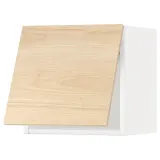 IKEA METOD (ИКЕА МЕТОД) — Шкаф навесной, белый/имитация светлого ясеня Аскерсунд 40x40 см — фото 1
