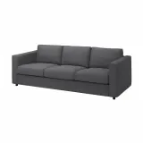 IKEA VIMLE (ИКЕА ВИМЛЕ) — Чехол для дивана 3-местного, Халларп серый — фото 3