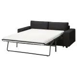 IKEA VIMLE (ИКЕА ВИМЛЕ) — Чехол на 2-местный раскладной диван, с широкими подлокотниками/Hillared антрацит — фото 2