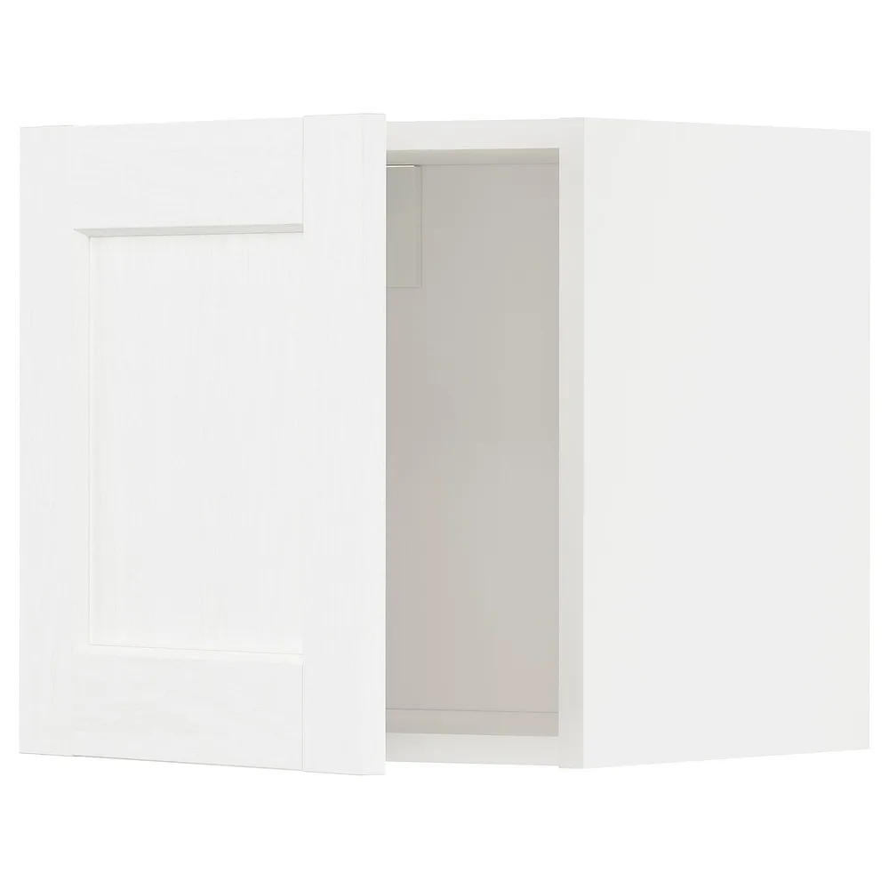 IKEA METOD (ИКЕА МЕТОД) — Шкаф навесной, белый Enköping/белый имитация дерева 40x40 см