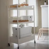 IKEA KUGGIS (ИКЕА КУГГИС) — Контейнер с крышкой, белый 26х35х15 см — фото 5