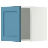 IKEA METOD (ИКЕА МЕТОД) — Навесной шкаф, белый/Лерхюттан синий 40x40 см — фото 1