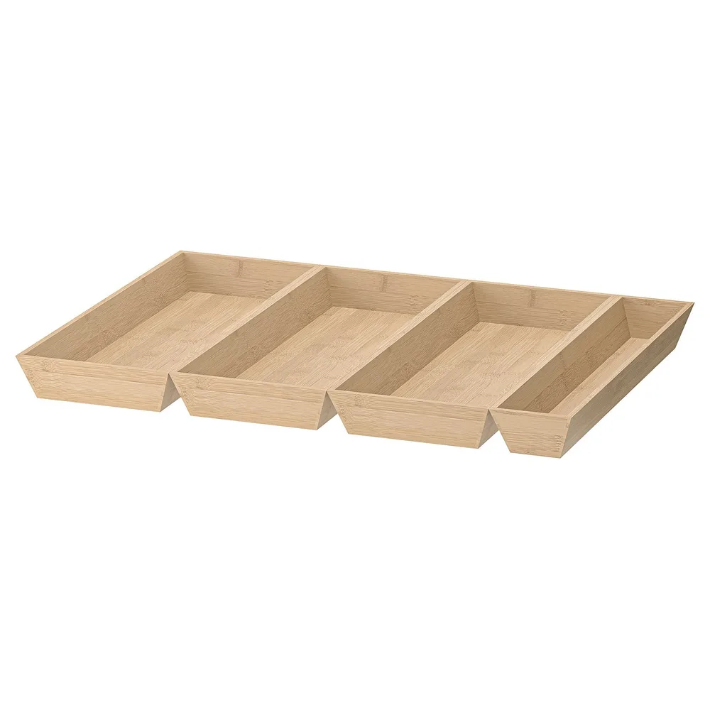 IKEA UPPDATERA (ИКЕА УППДАТЕРА) — Вкладыш для ящика, 4 предмета, бамбук 70x50 см