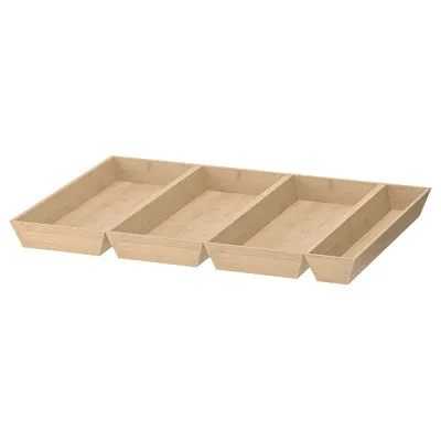 IKEA UPPDATERA (ИКЕА УППДАТЕРА) — Вкладыш для ящика, 4 предмета, бамбук 70x50 см