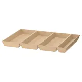 IKEA UPPDATERA (ИКЕА УППДАТЕРА) — Вкладыш для ящика, 4 предмета, бамбук 70x50 см — фото 1