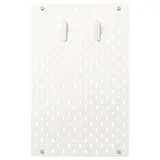 IKEA SKÅDIS (ИКЕА СКОДИС) — Перфорированная панель комбинация, белый 36x56 см — фото 1