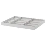 IKEA KOMPLEMENT (ИКЕА КОМПЛИМЕНТ) — Вкладыш для выдвижного лотка, светло-серый 75x58 см — фото 1