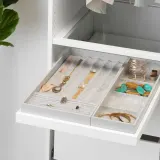 IKEA KOMPLEMENT (ИКЕА КОМПЛИМЕНТ) — Вкладыш для выдвижного лотка, светло-серый 50x58 см — фото 2