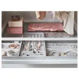 IKEA KOMPLEMENT (ИКЕА КОМПЛИМЕНТ) — Вкладыш для выдвижного лотка, светло-серый 50x58 см — фото 3