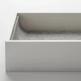 IKEA KOMPLEMENT (ИКЕА КОМПЛИМЕНТ) — Вкладыш для выдвижного лотка, светло-серый 50x58 см — фото 6